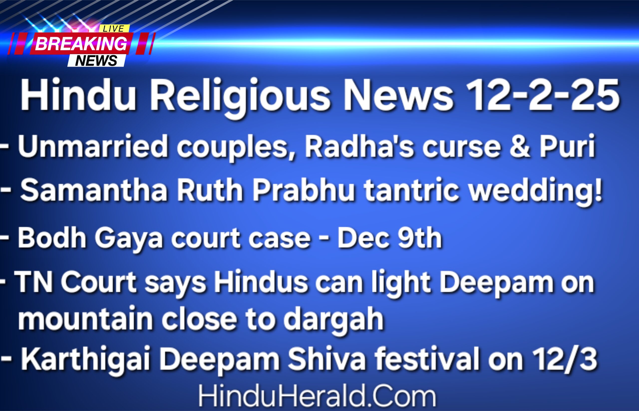 India News 12-2-25