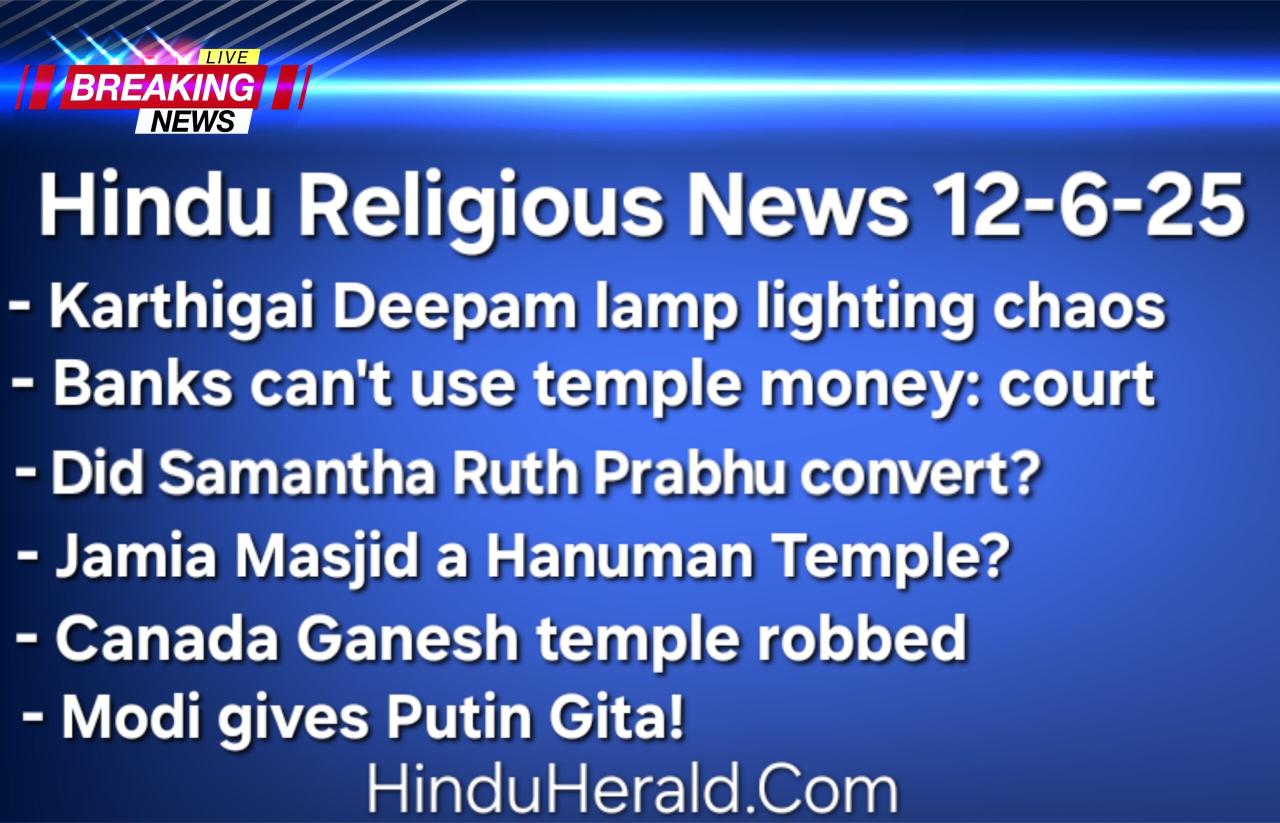 Karthigai Deepam hill